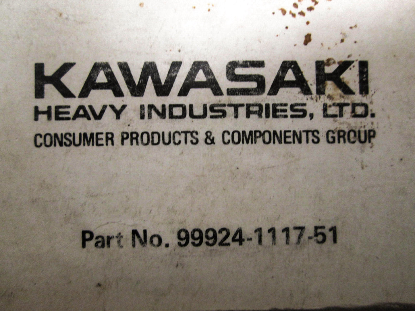 OEM Kawasaki 99924-1117-51 Service Manual Supplement KLF300C