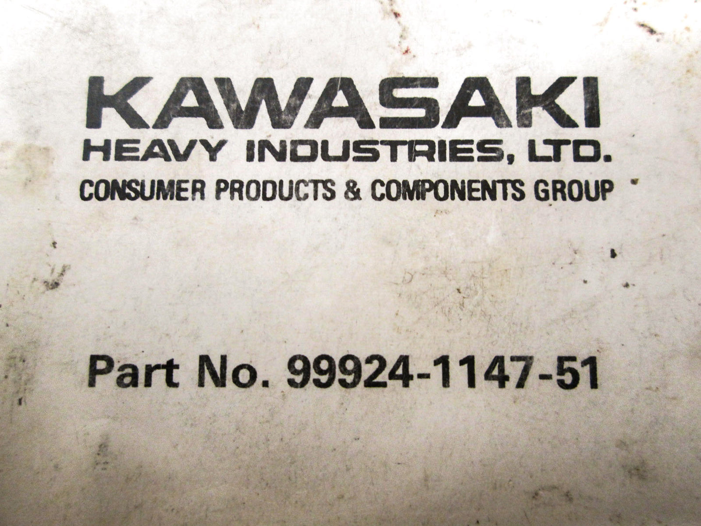 OEM Kawasaki 99924-1147-51 Service Manual Supplement JS650B