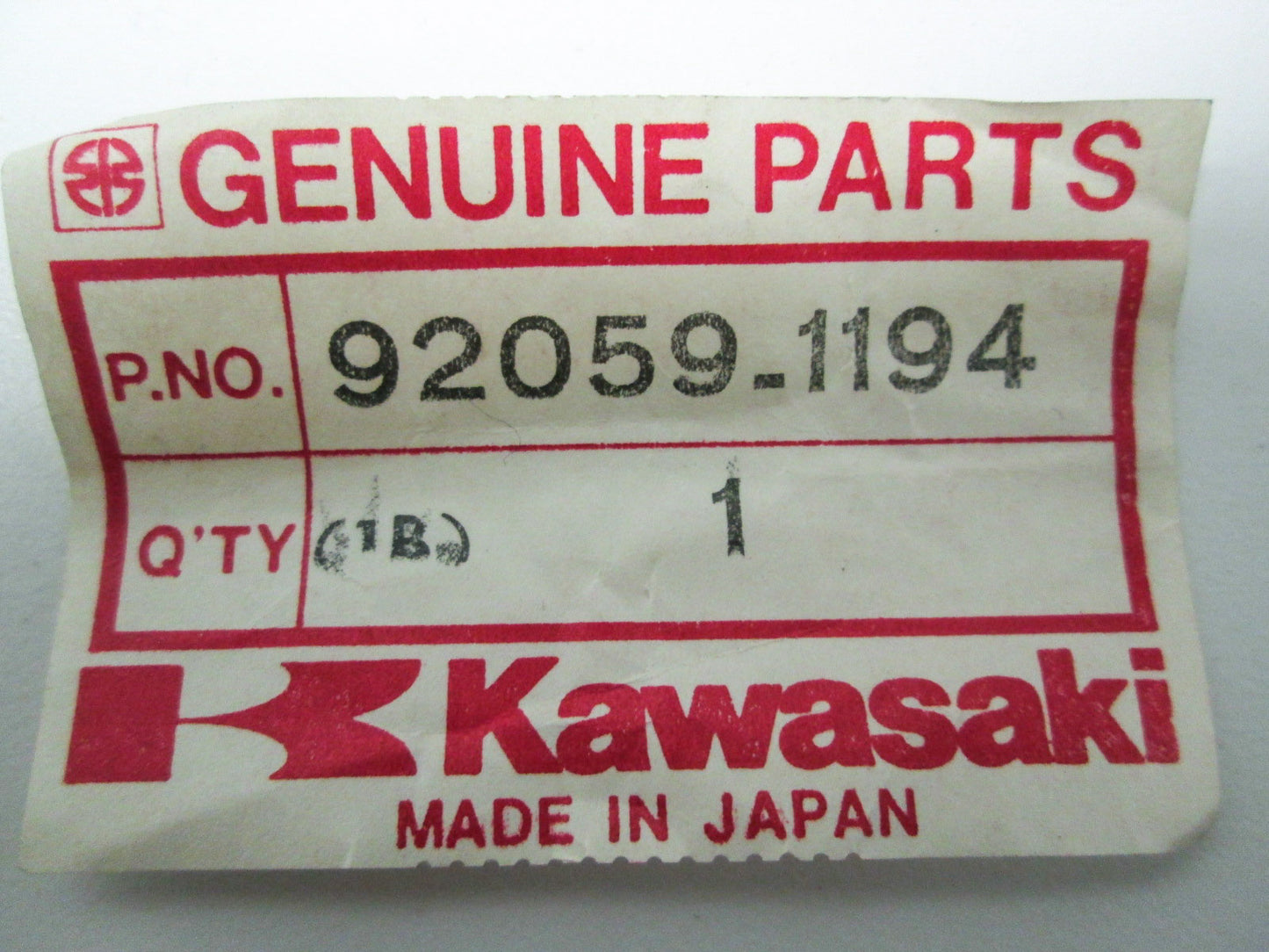 OEM Kawasaki 92059-1194 Rear Shock Absorber Tube NOS