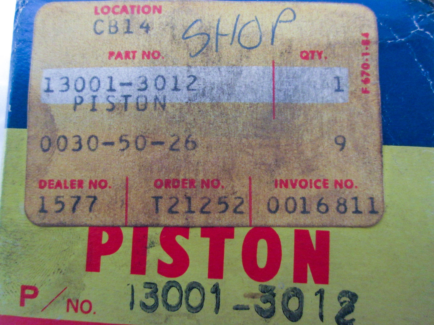 NEW OEM Kawasaki Piston 1981-1982 Intruder Drifter 440 13001-3012 NOS