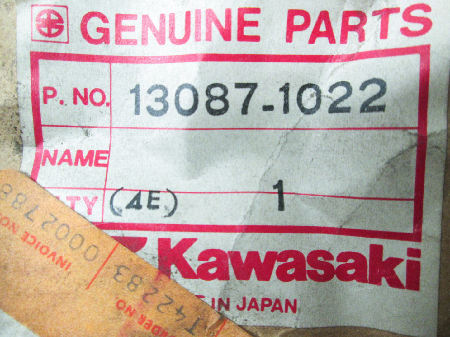 OEM Kawasaki 13087-1022 Clutch Hub NOS