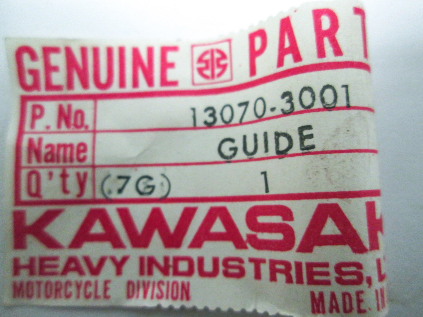 NEW OEM Kawasaki Snowmobile Clutch Wear Guide 13070-3001 NOS
