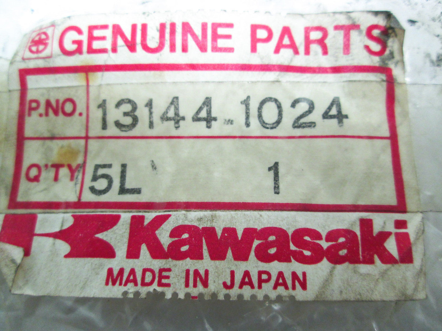 OEM Kawasaki 13144-1024 Engine Sprocket 15T NOS