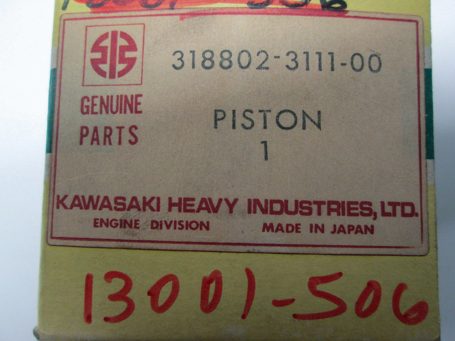 OEM Kawasaki 13001-506 Piston NOS