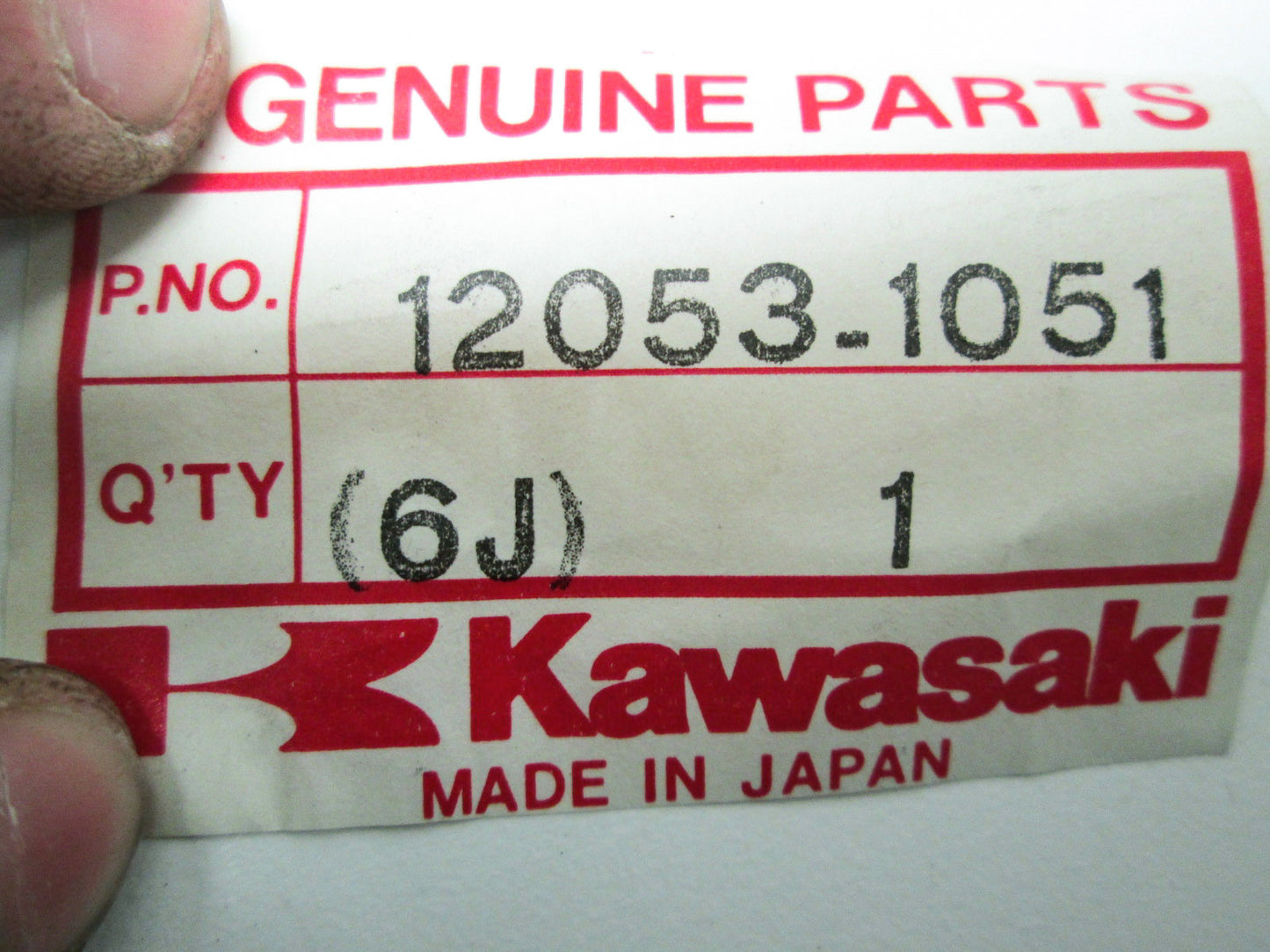 OEM Kawasaki 12053-1051 Balancer Chain Guide NOS