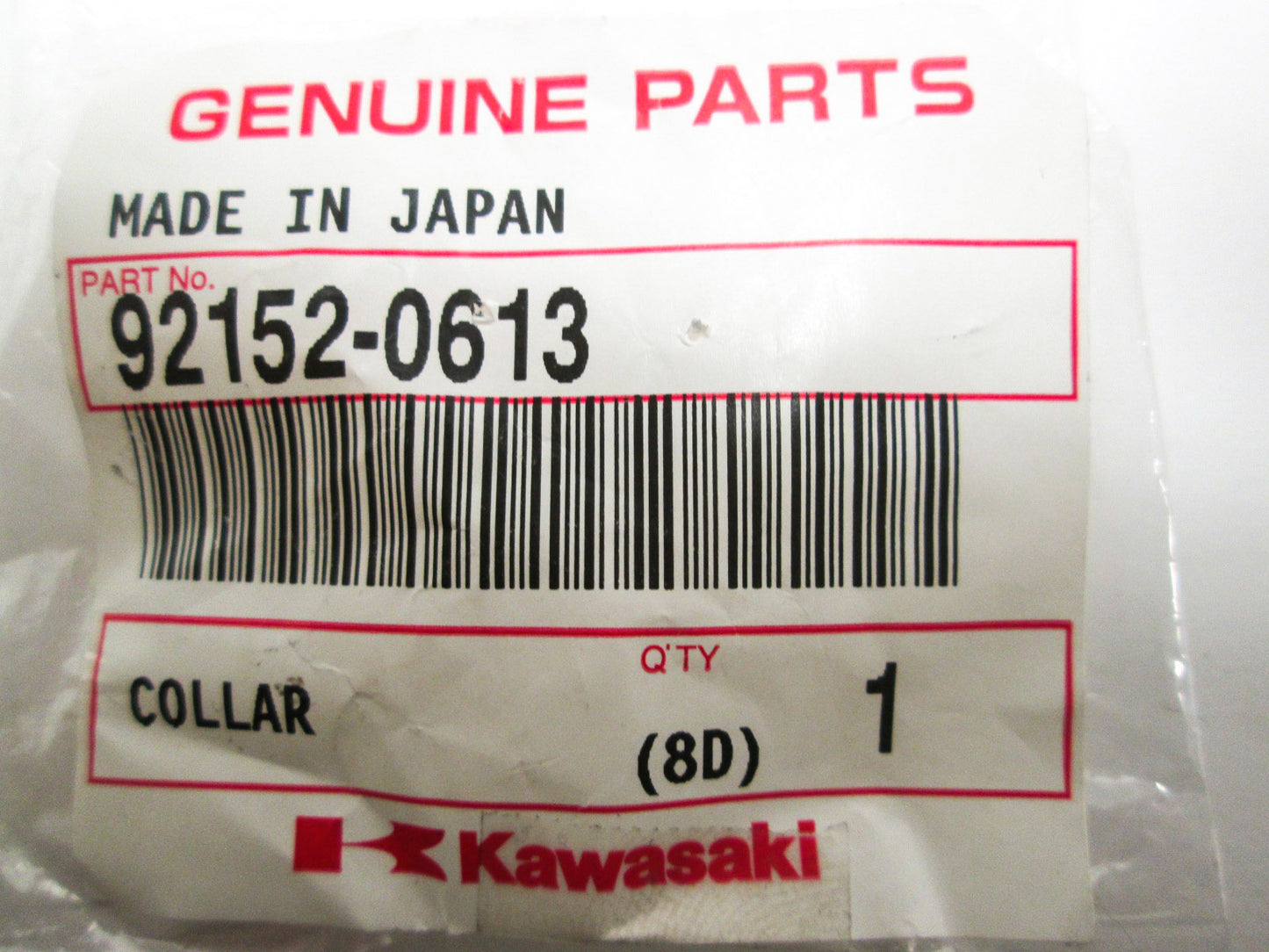 OEM Kawasaki 92152-0613 Collar Qty 2 NOS