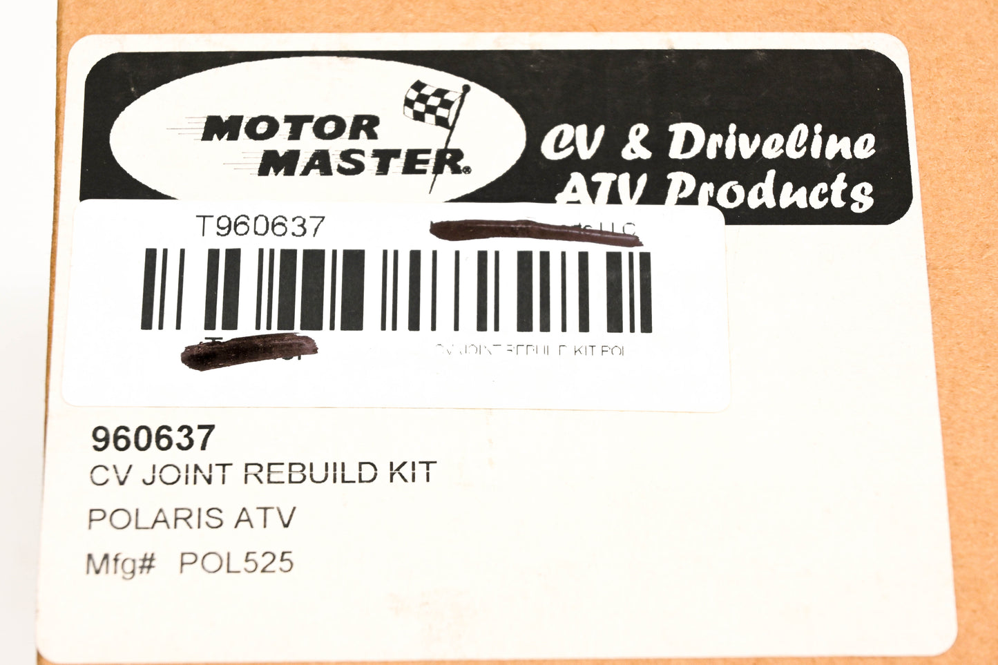 Motor Master POL525 CV Joint Rebuild Kit Polaris NOS