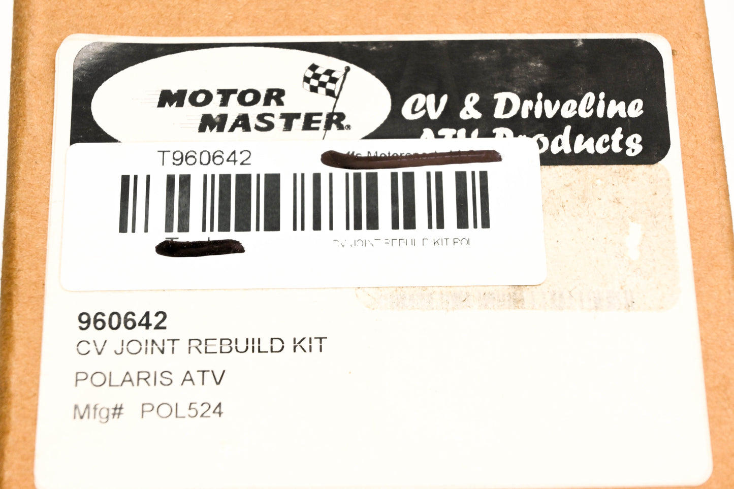 Motor Master POL524 CV Joint Rebuild Kit Polaris NOS