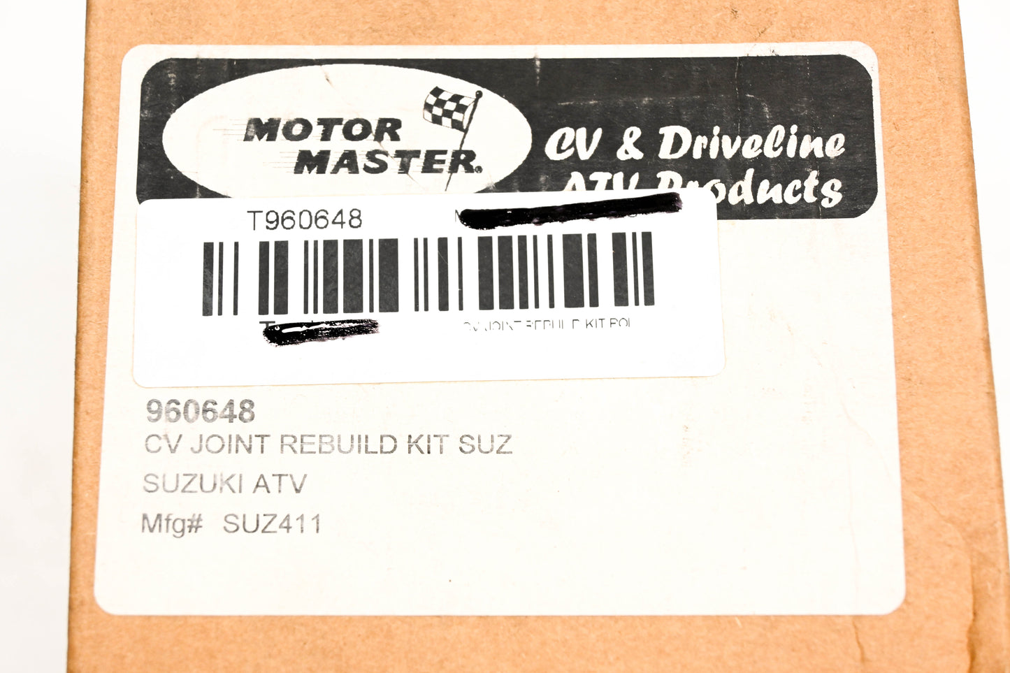 Motor Master SUZ411 CV Joint Rebuild Kit Polaris NOS