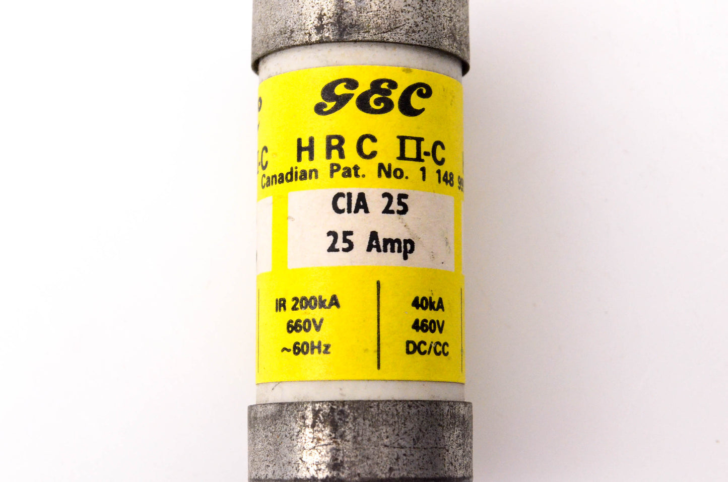 GEC CIA 25, 106-M1985, 1 148 995 25 Amp Fuse NOS