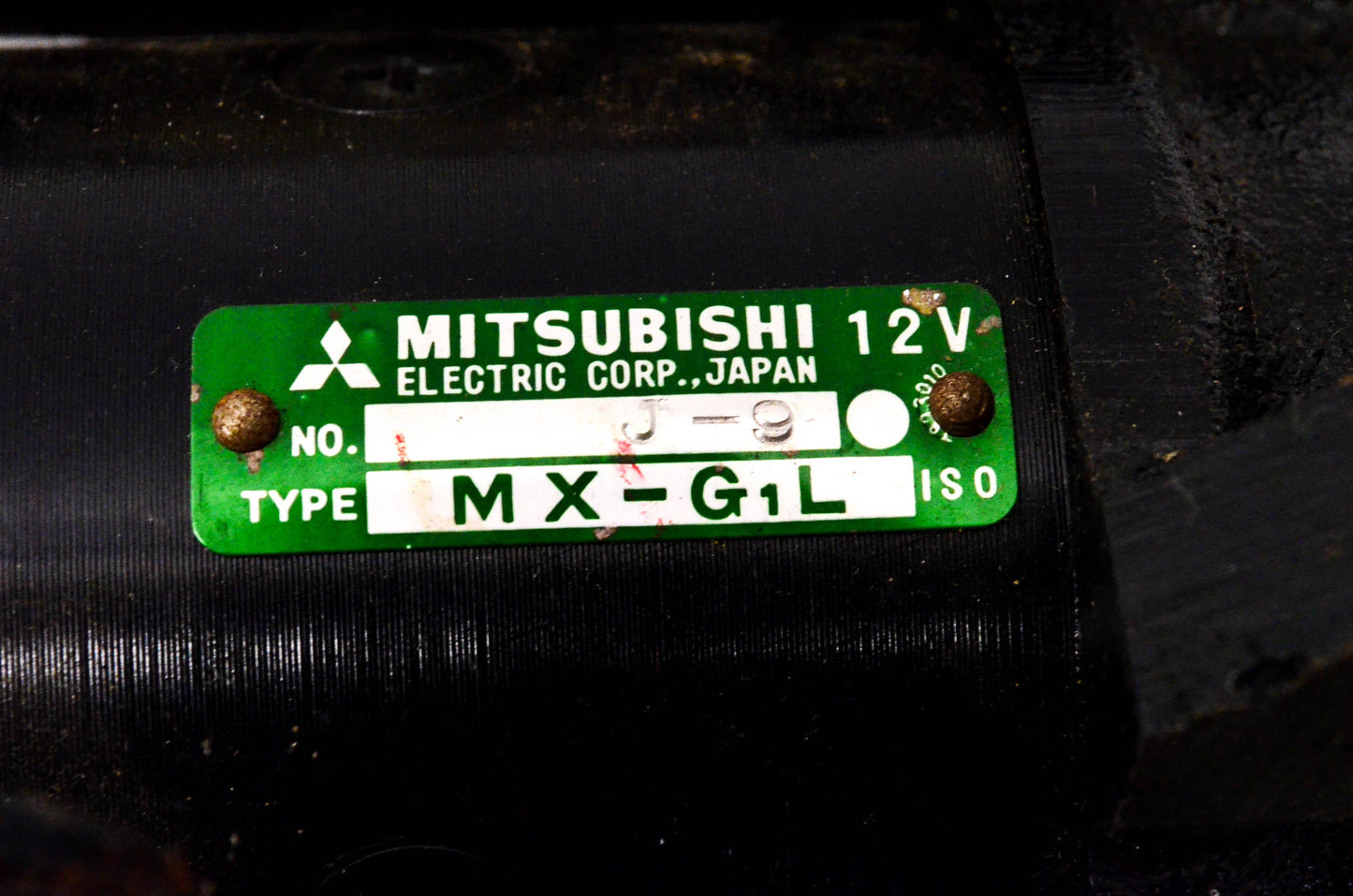 Mitsubishi MX-G1L, J-9 Starter Motor NOS
