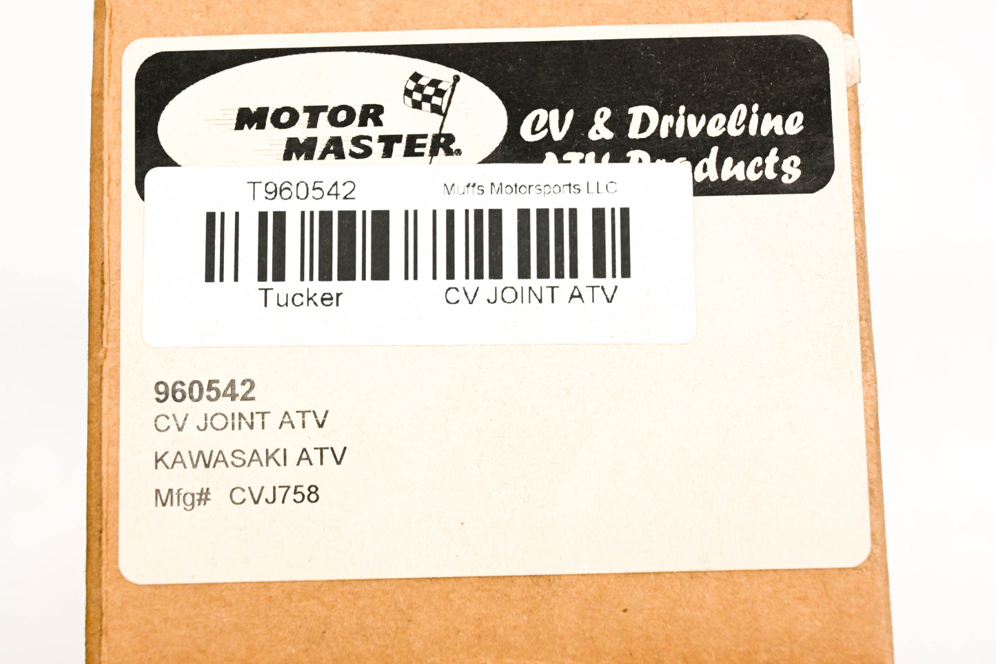 Motor Master CVJ758 CV Joint ATV NOS