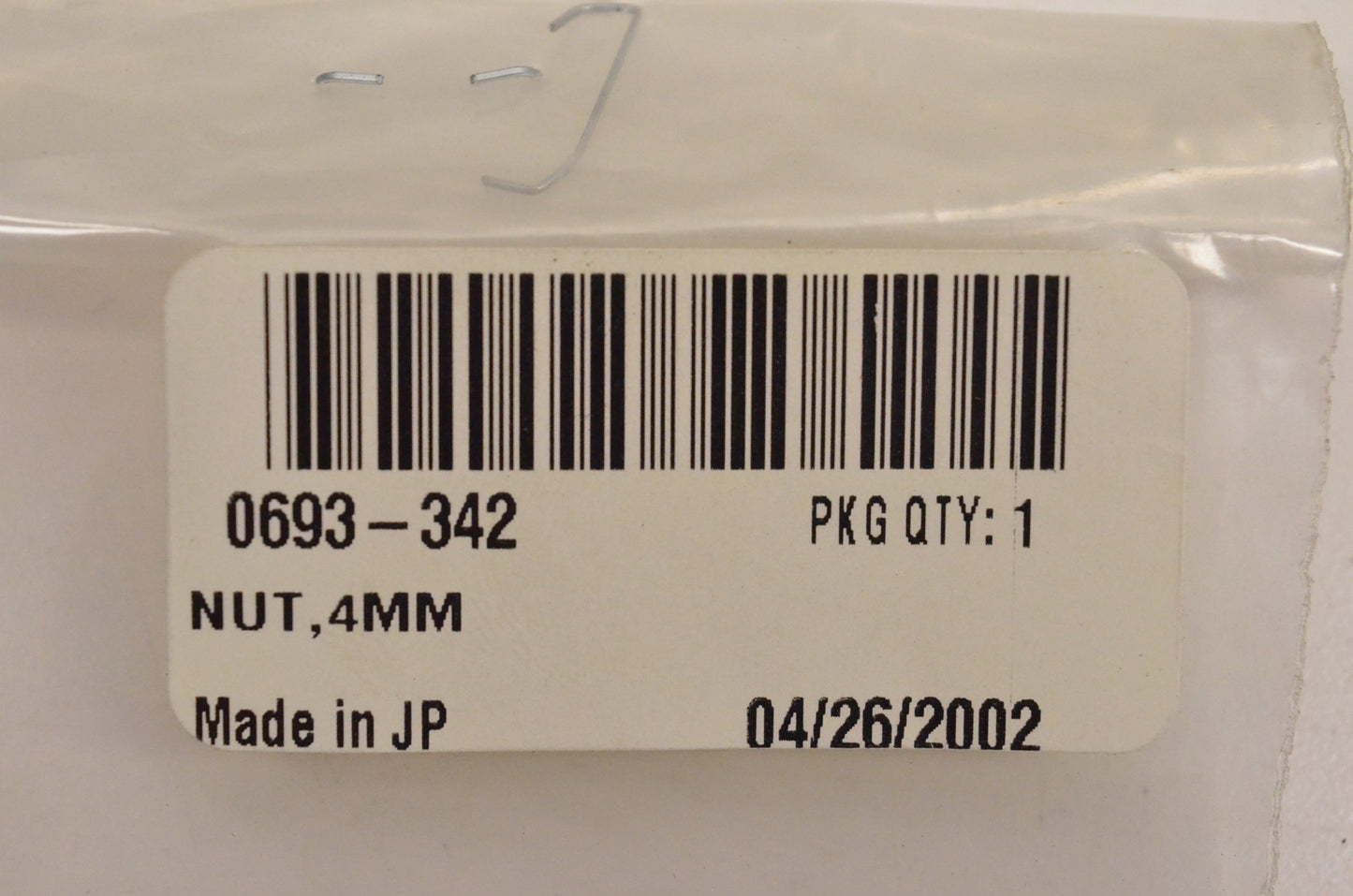 New OEM Arctic Cat Nut 4mm 1400G 2200G 4000G2 750G AC7500GD2E 1800G 2500G 4000GD AC2500GD NOS