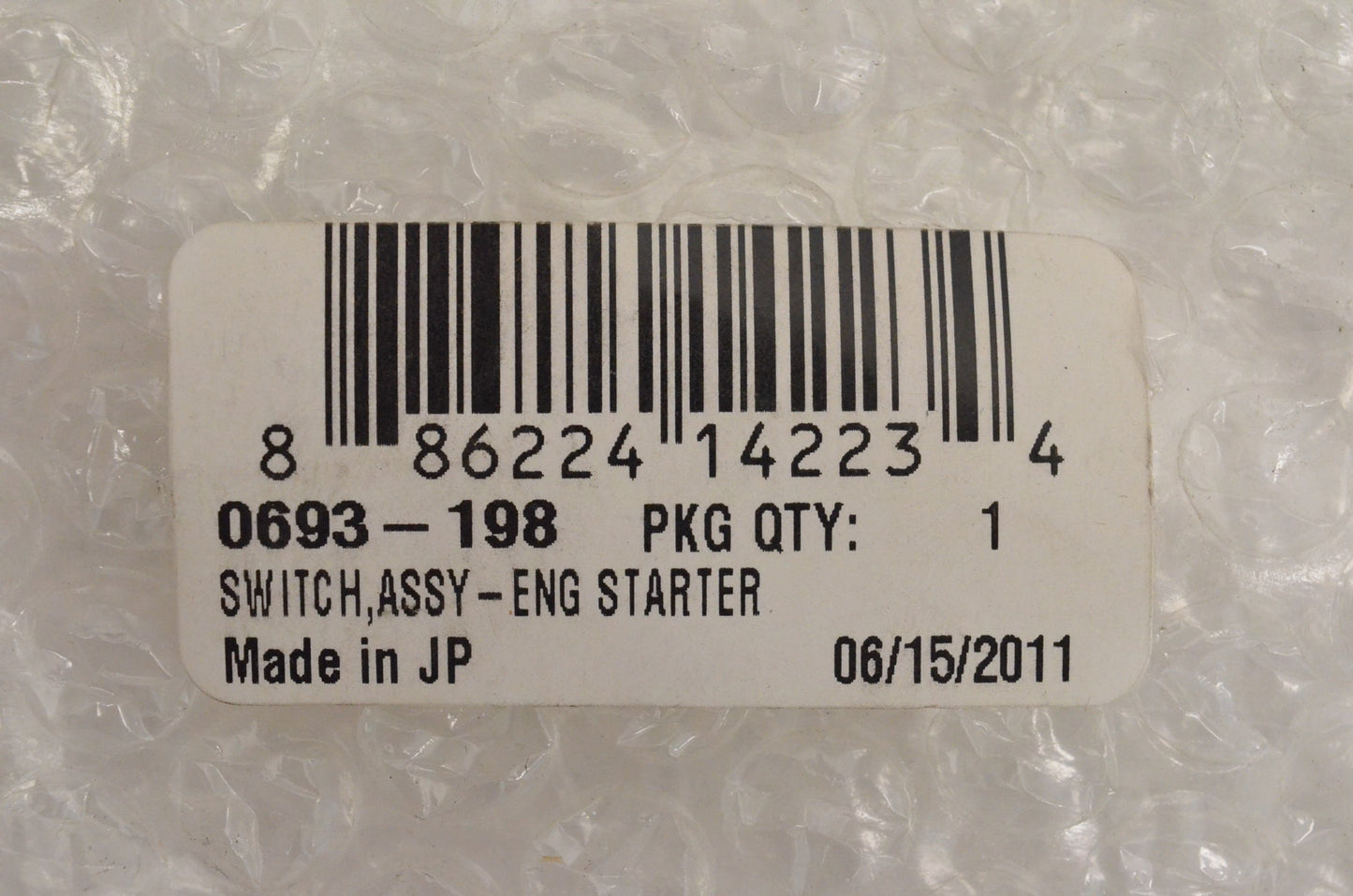 New OEM Arctic Cat 0693-198 Engine Starter Switch Assembly 4000GD