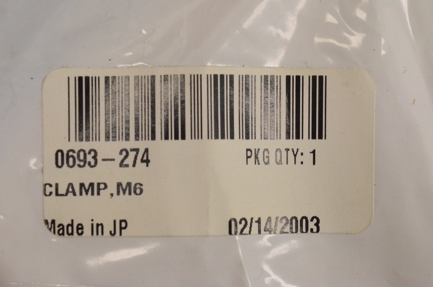 New OEM Arctic Cat 0693-274 Clamp M6 NOS