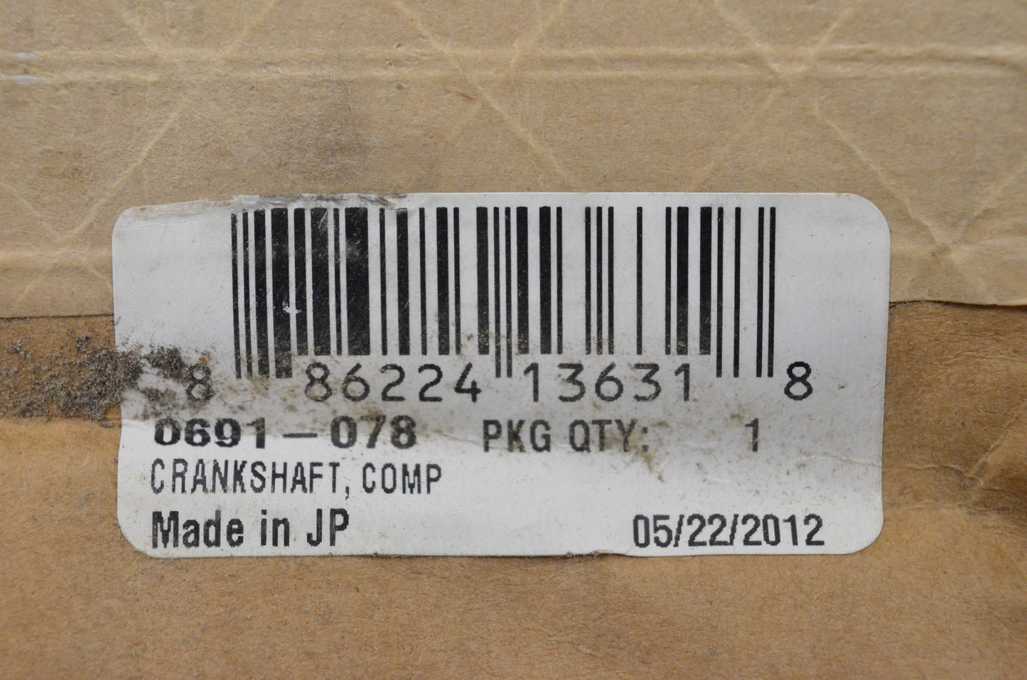 New OEM Arctic Cat 0691-078 Crankshaft NOS