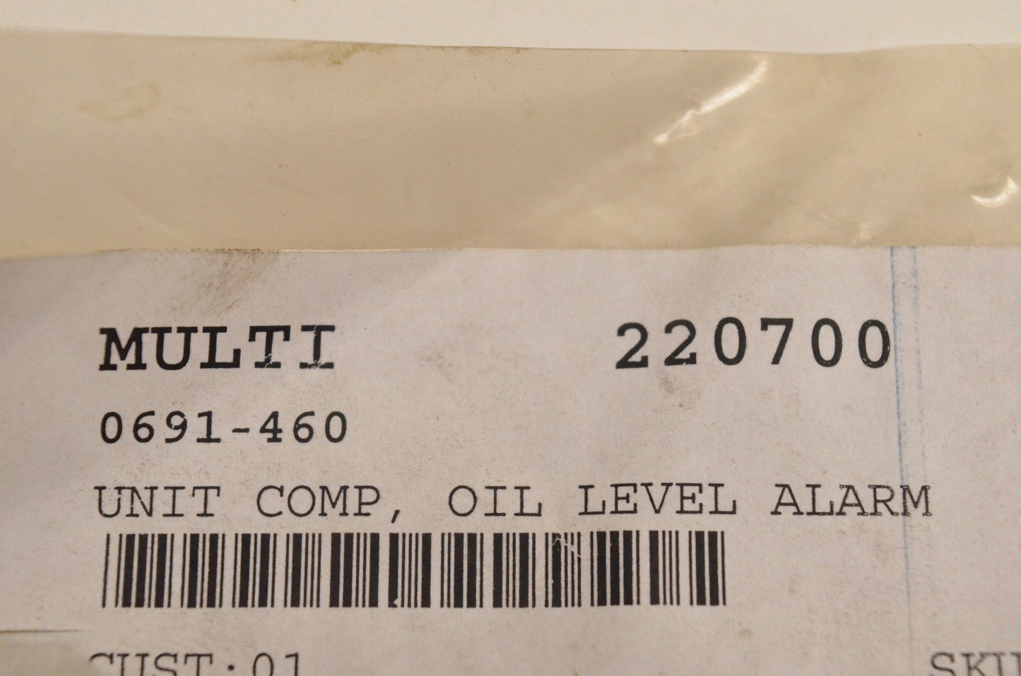 New OEM Arctic Cat 0691-460 Oil Level Alarm Unit Kit NOS