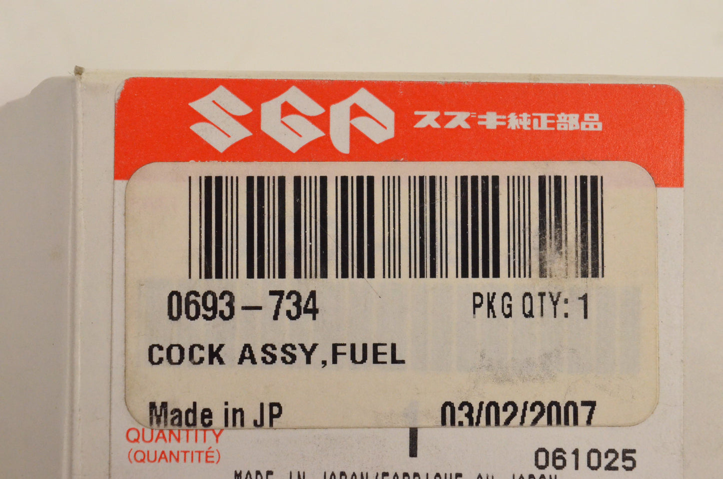 New OEM Arctic Cat 0693-734 Fuel Cock Assembly NOS