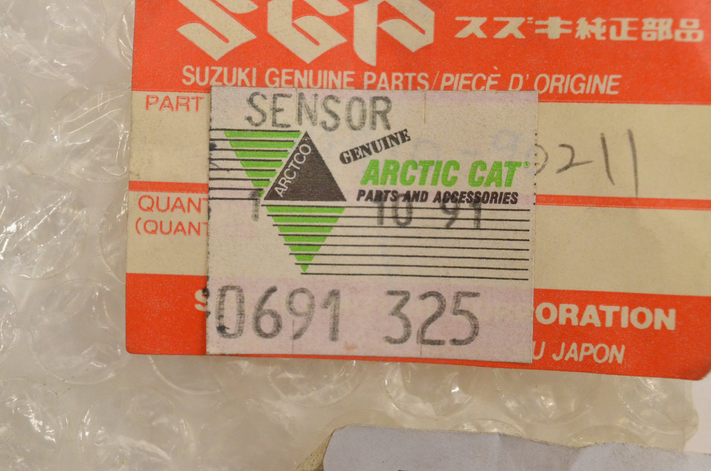 New OEM Arctic Cat 0691-325 Oil Level Sensor NOS