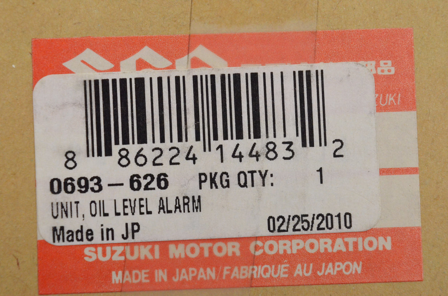 New OEM Arctic Cat 0693-626 Oil Level Alarm Unit AC7500GD2E NOS