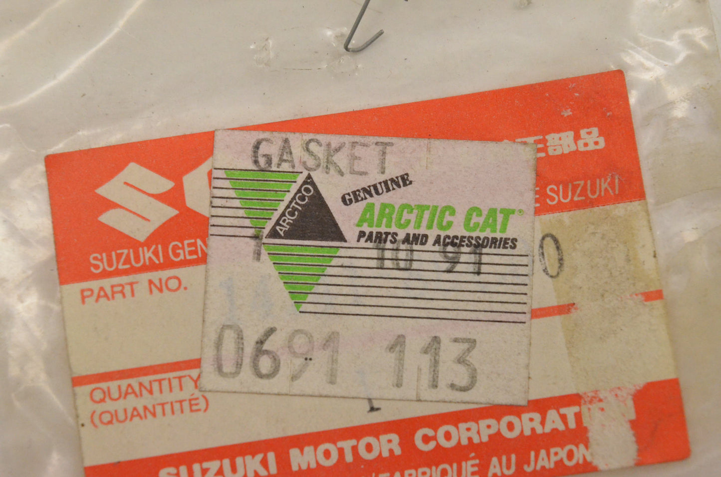 New OEM Arctic Cat 0691-113 Exhaust Gasket NOS