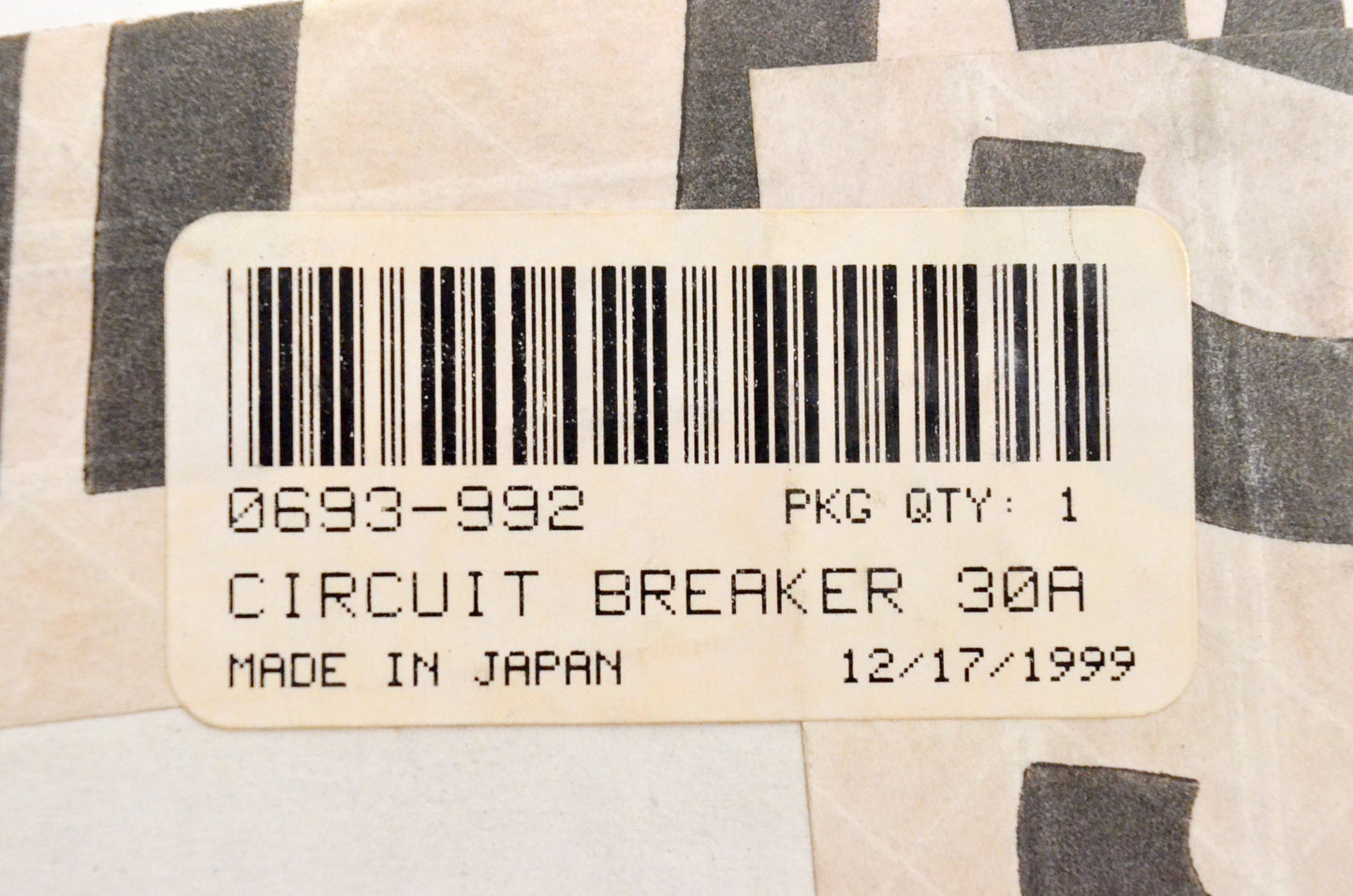 New OEM Arctic Cat 0693-992 Circuit Breaker 30A NOS