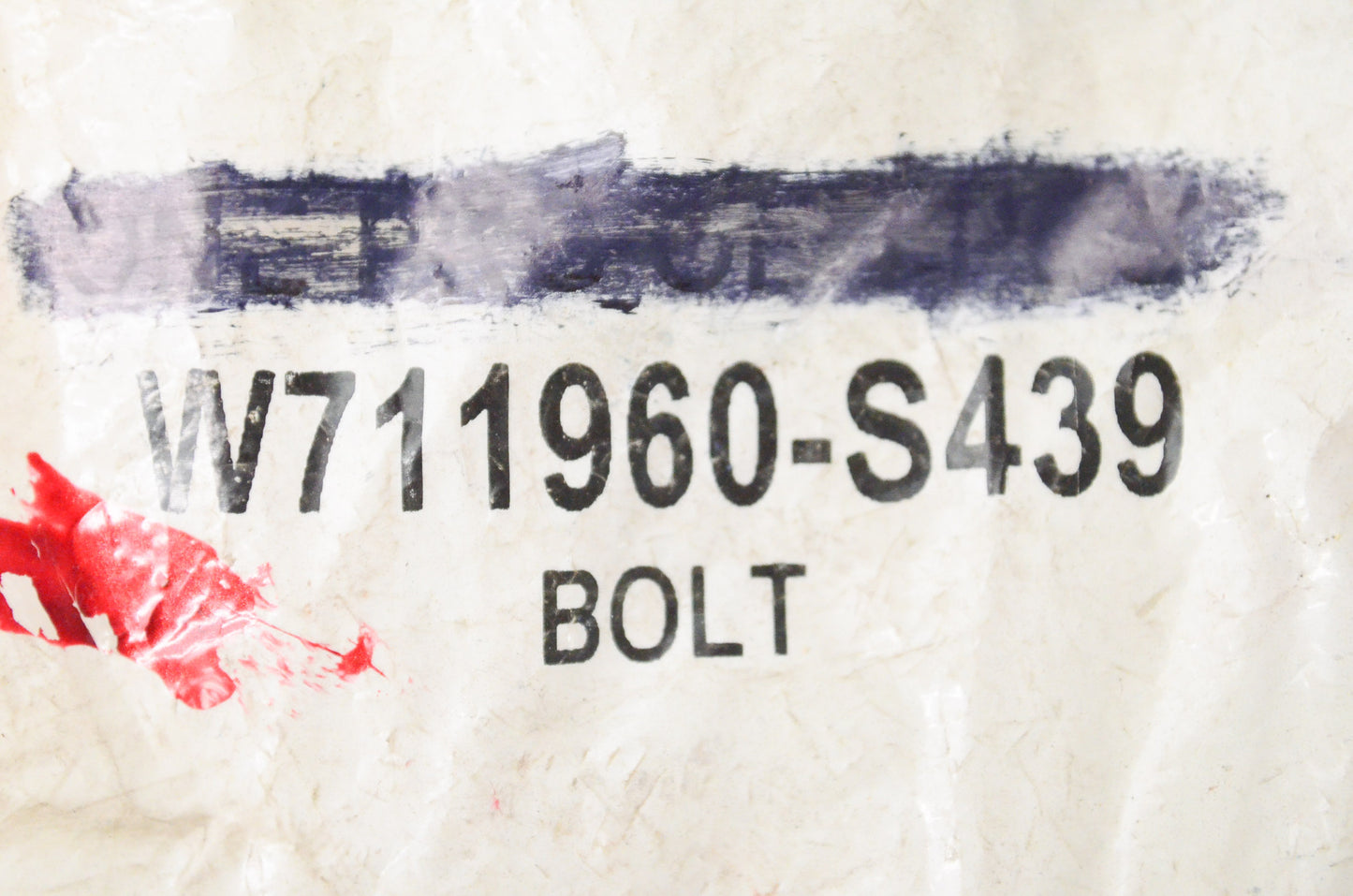 New OEM Ford W711960S439 Bolt NOS