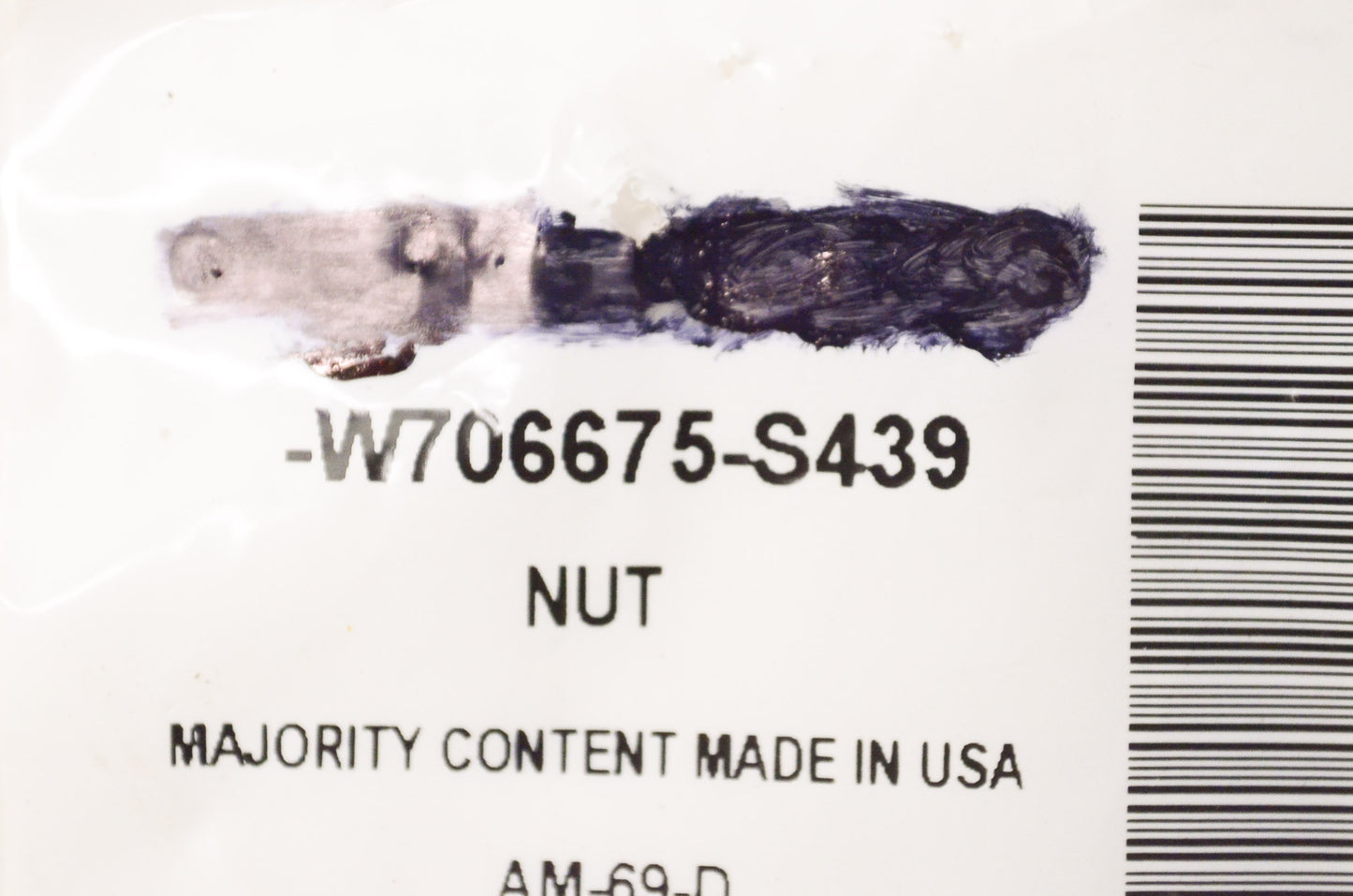 New OEM Ford W706675S439 Ford Name Plate Nut NOS