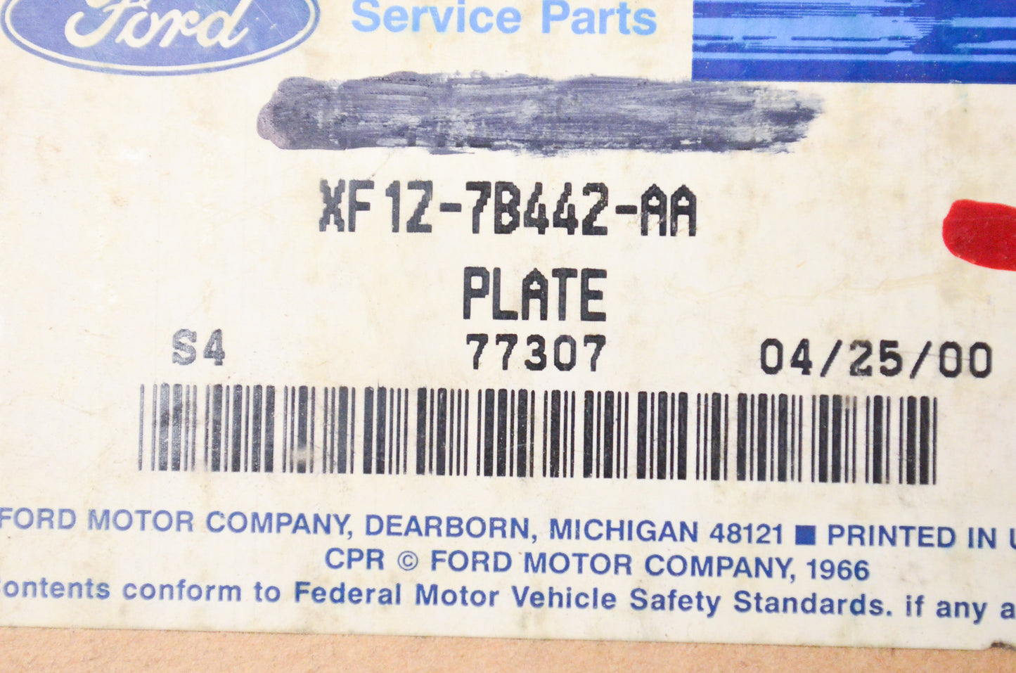New OEM Ford XF1Z7B442AA Clutch Plate NOS