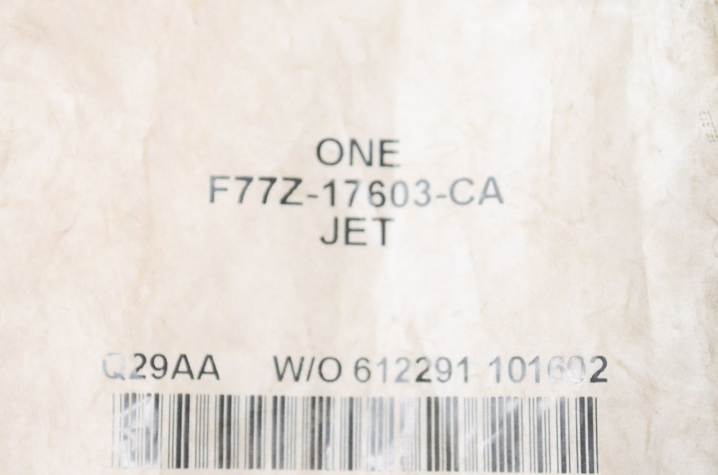 New OEM Ford F77Z17603CA Jet Nozzle & Line NOS