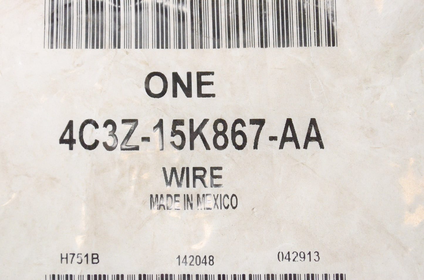 New OEM Ford 4C3Z15K867AA Wiring Assembly NOS