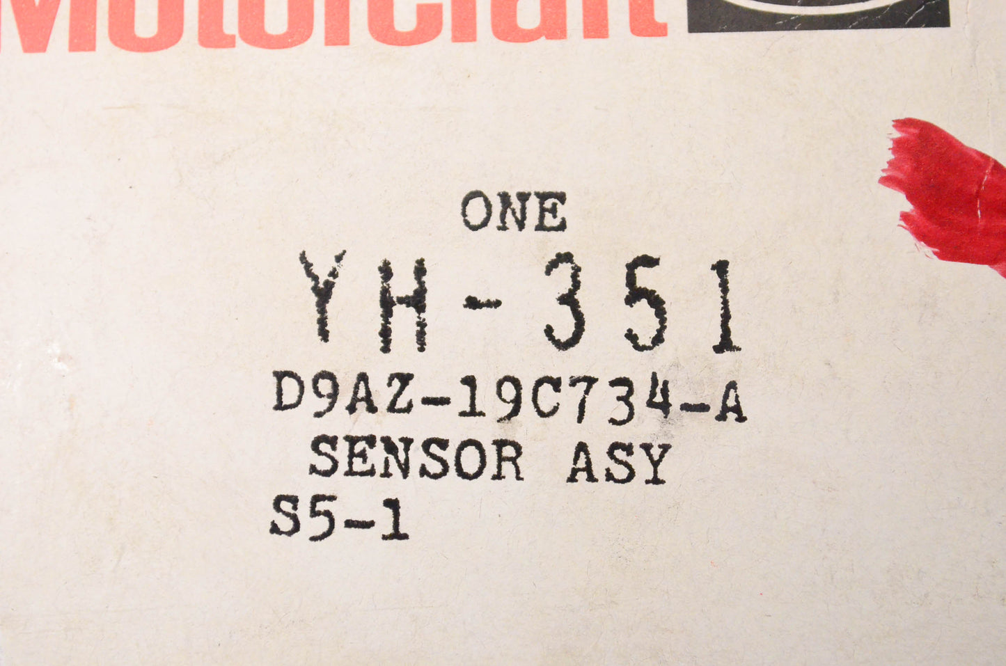 New OEM Ford YH-351, D9AZ19C734A Sensor Assembly NOS