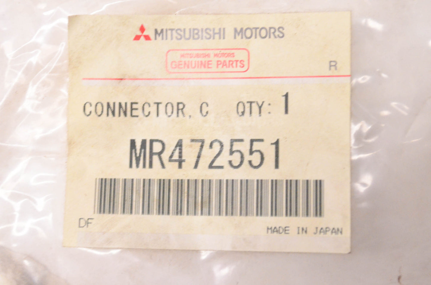 Mitsubishi MR472551 Chassis Connector Harness NOS