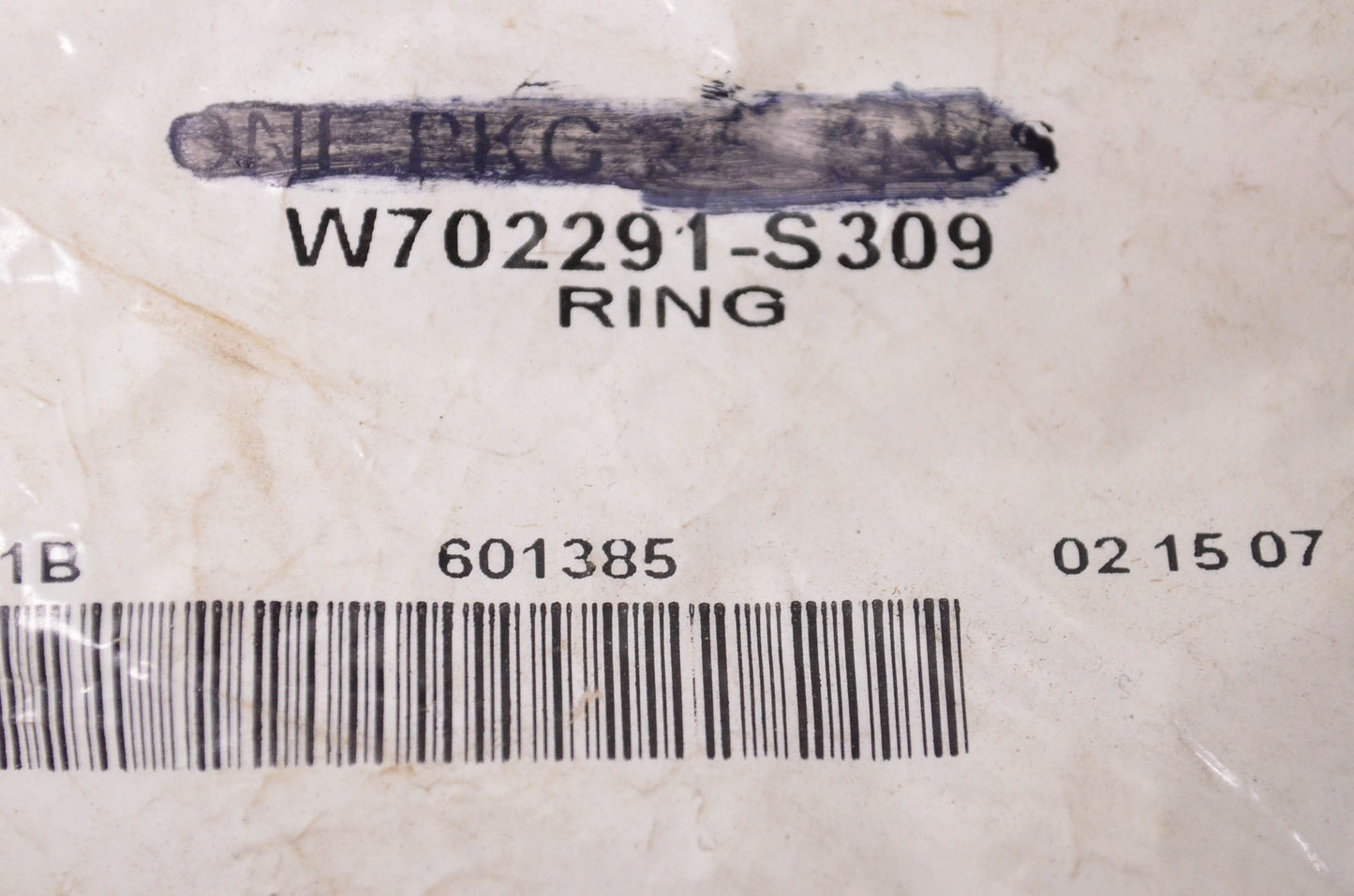 New OEM Ford W702291S309 Retaining Ring NOS