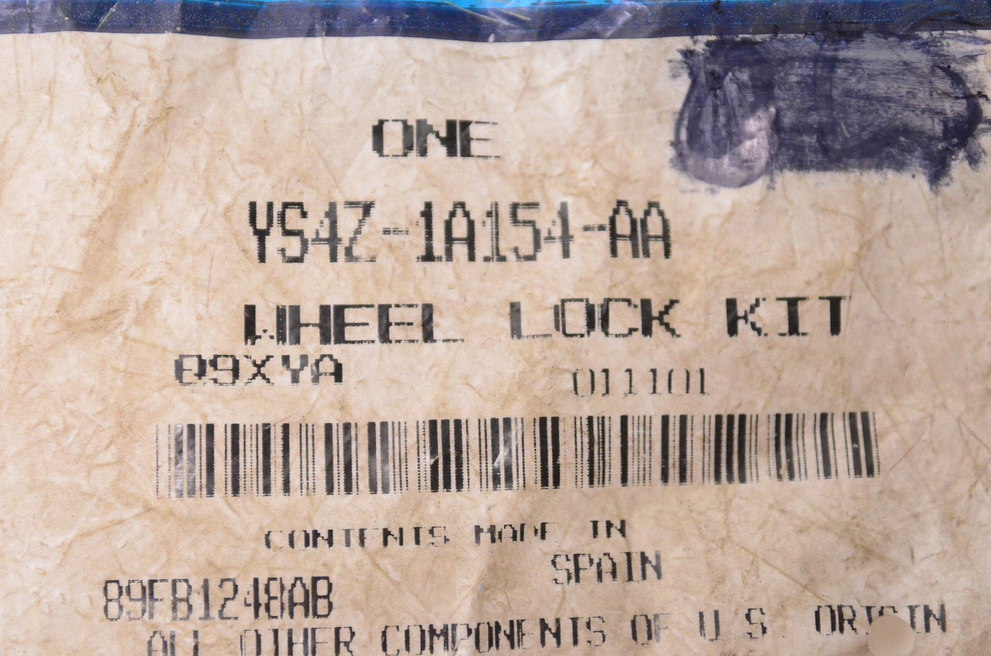New OEM Ford YS4Z1A154AA Wheel Lock Kit NOS