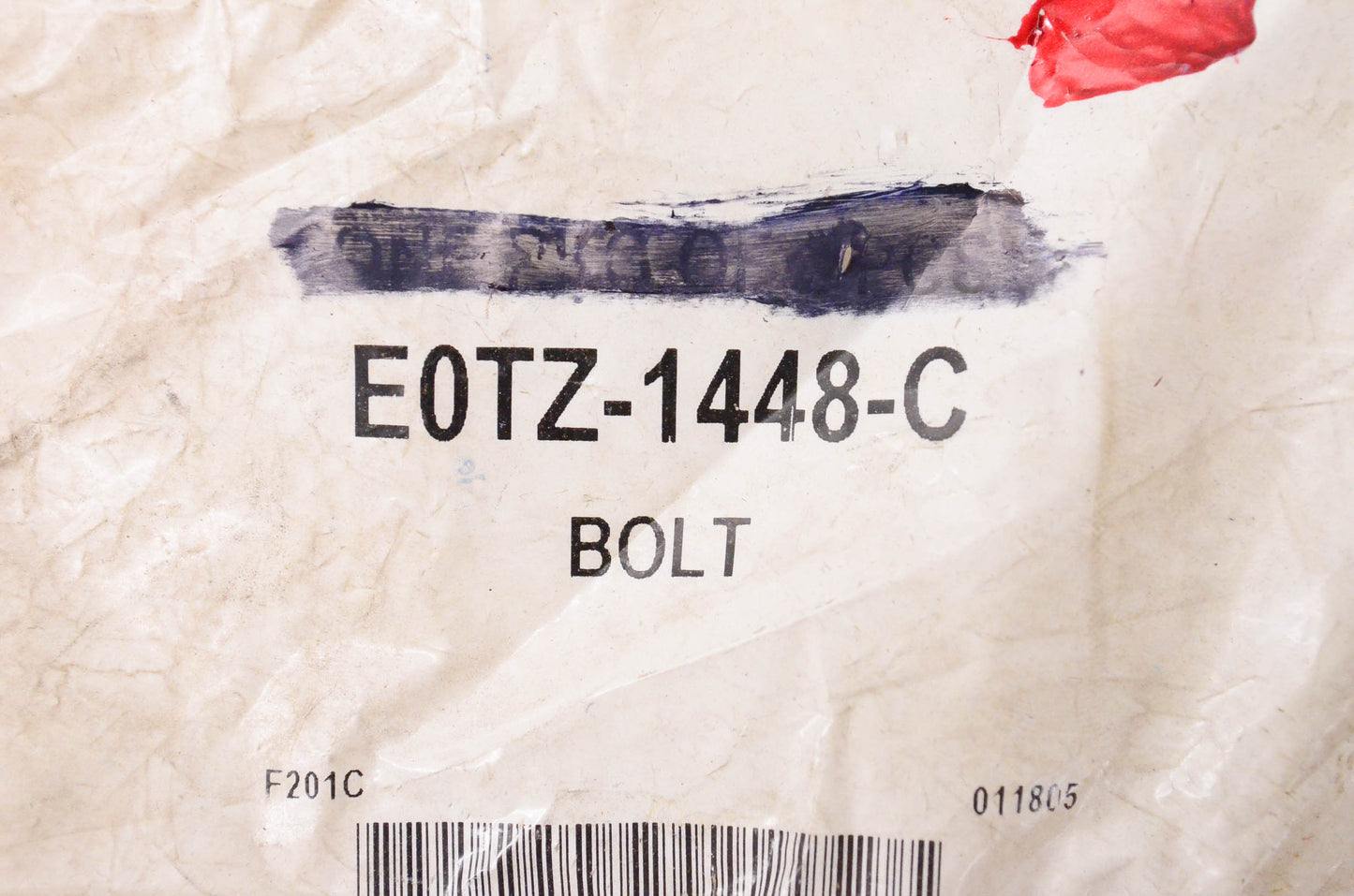 New OEM Ford E0TZ1448C Spare Tire Mounting Bracket Bolt NOS