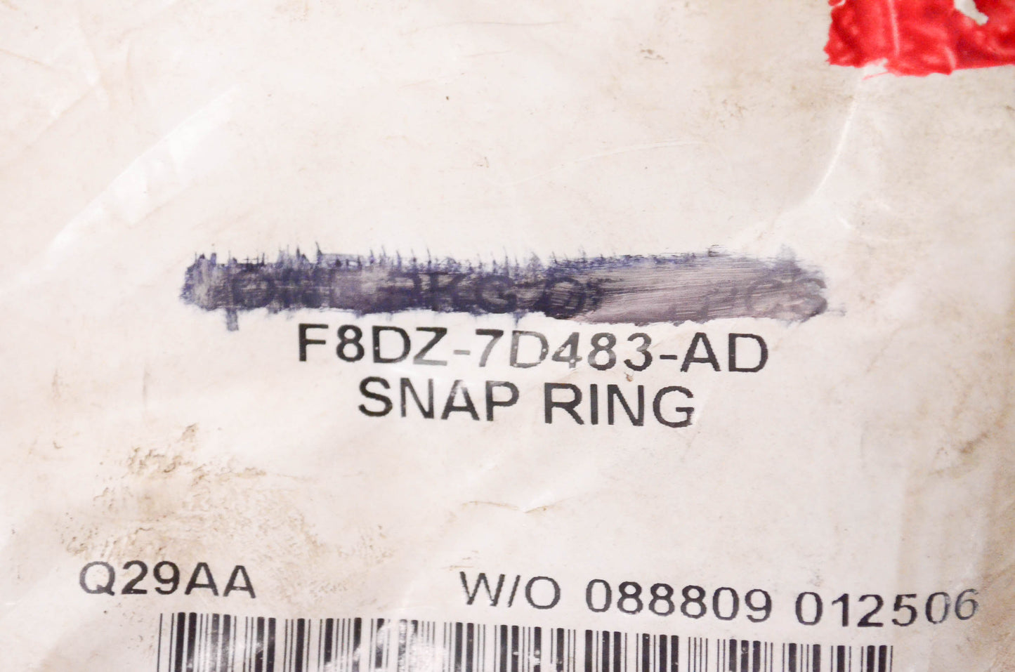 New OEM Ford F8DZ7D483AD Snap Ring NOS