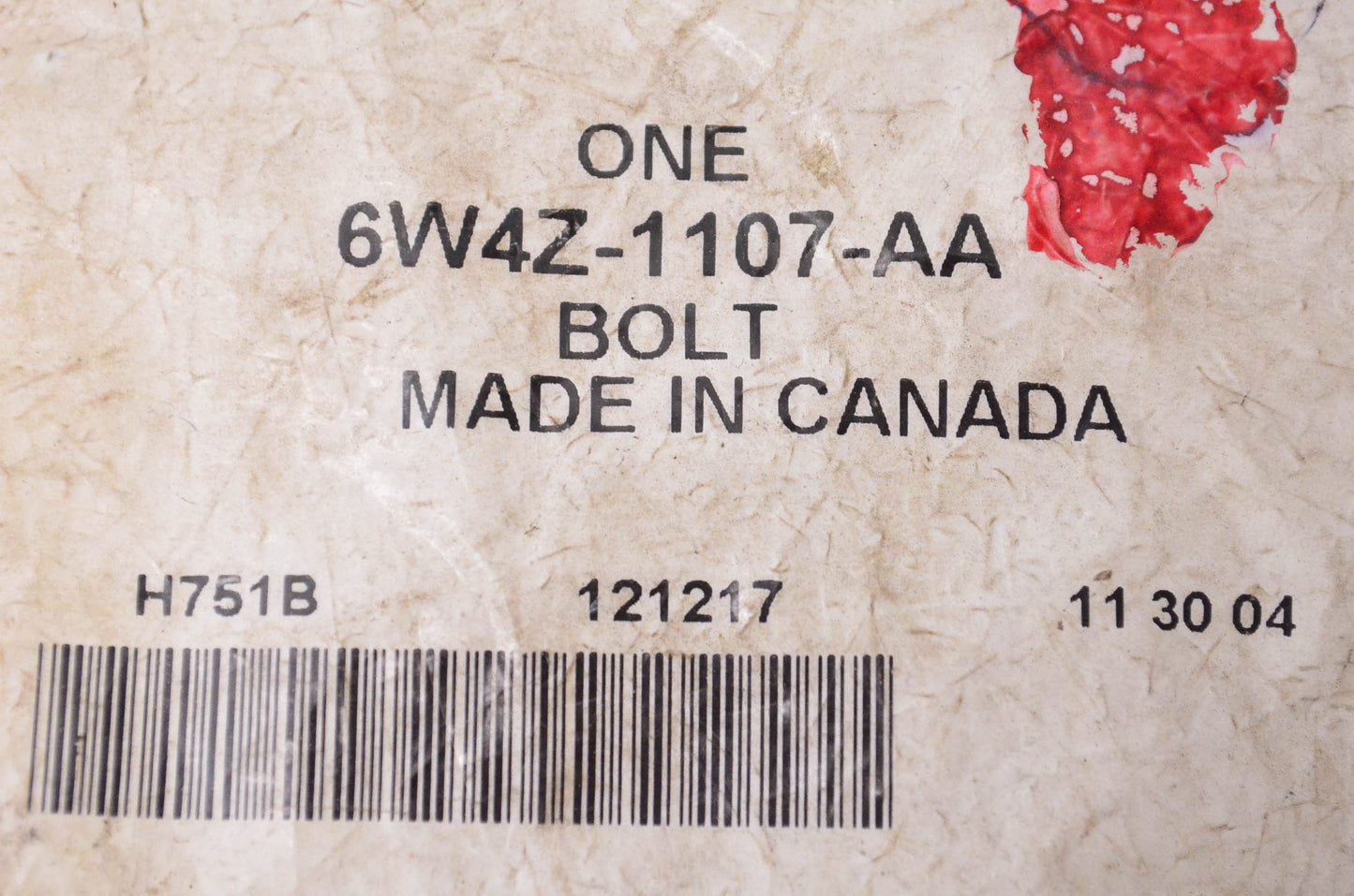 New OEM Ford 6W4Z1107AA Front Wheel Stud NOS