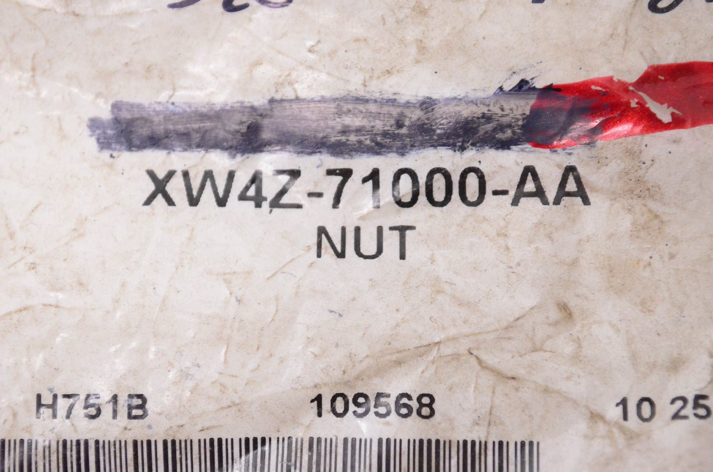 New OEM Ford XW4Z71000AA Sealing Nut NOS