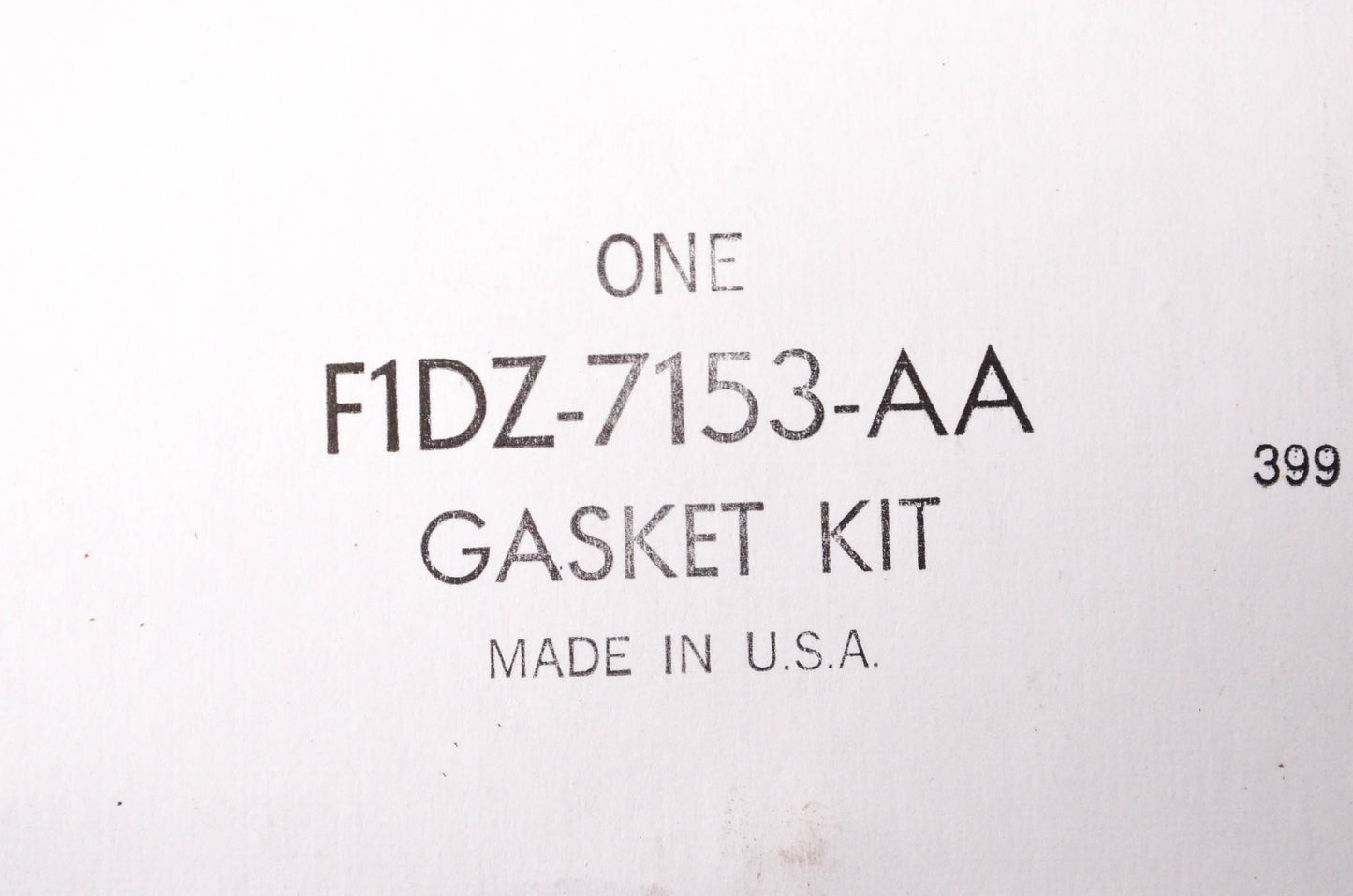 New OEM Ford F1DZ7153AA Incomplete Gasket Kit NOS