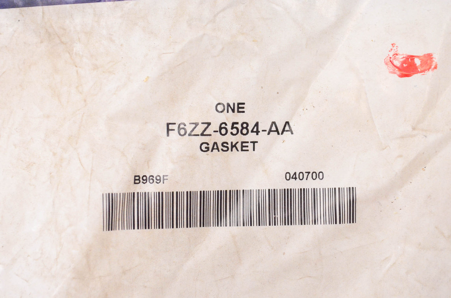 New OEM Ford F6ZZ6584AA Gasket NOS