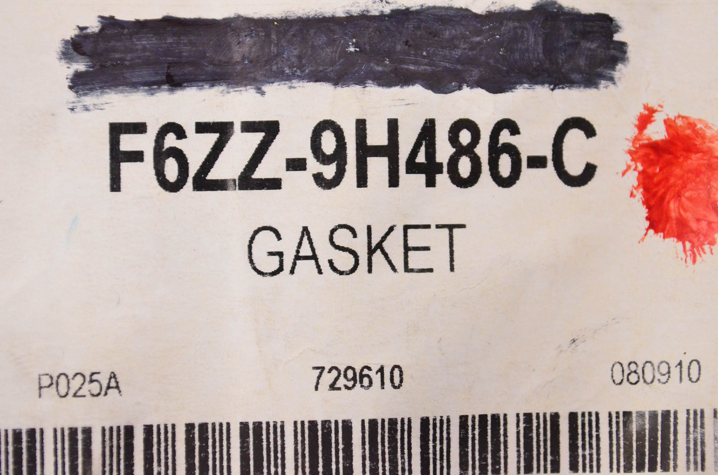New OEM Ford F6ZZ9H486C Fuel Injection Plenum Gasket NOS