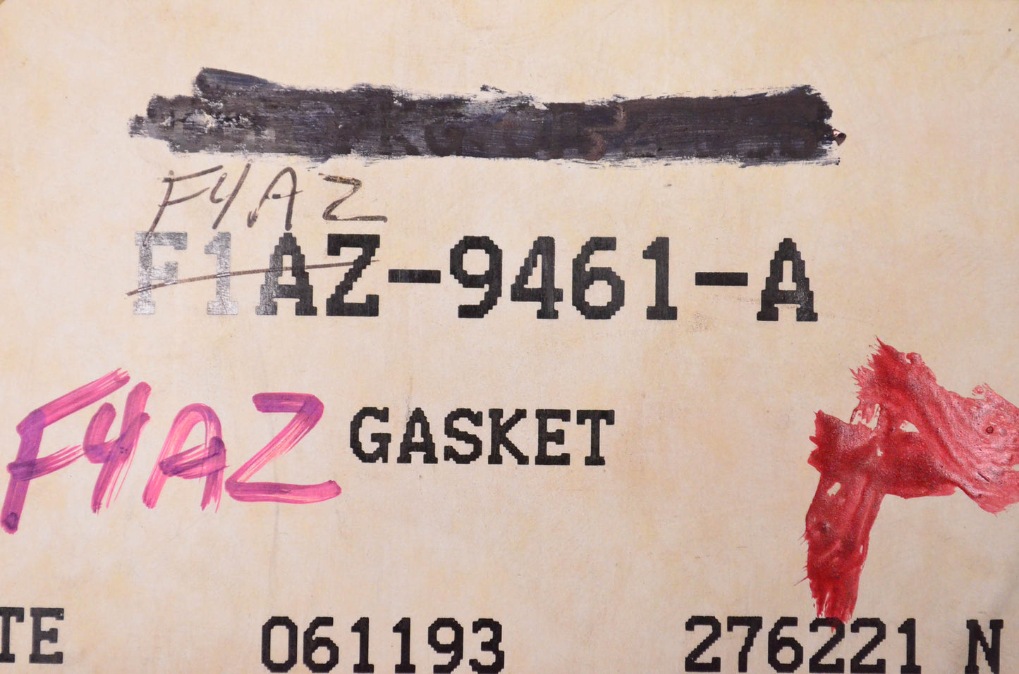 New OEM Ford F4AZ9461A, F1AZ9461A Engine Intake Manifold Gasket NOS