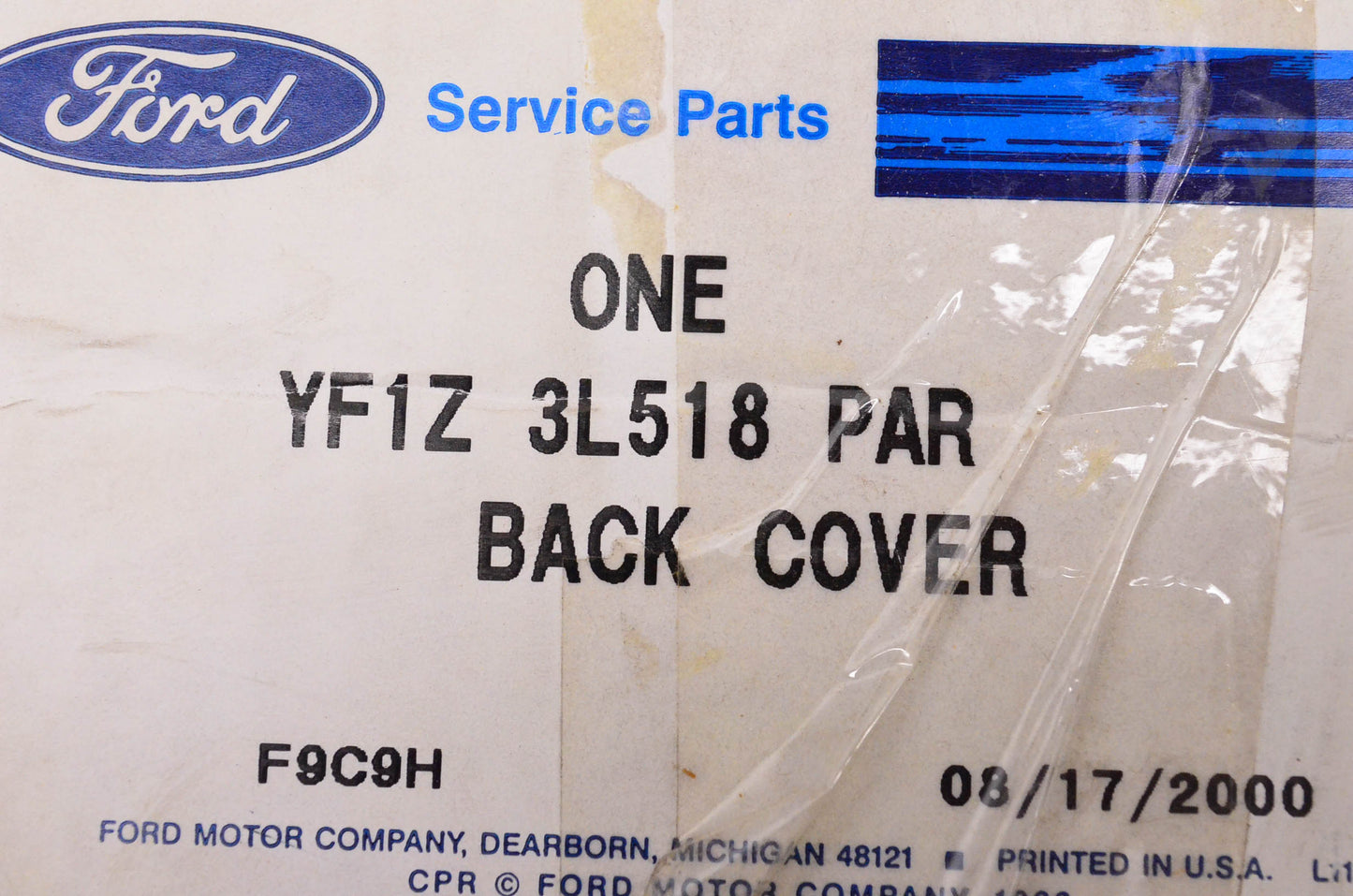New OEM Ford YF1Z3L518PAR Back Cover NOS