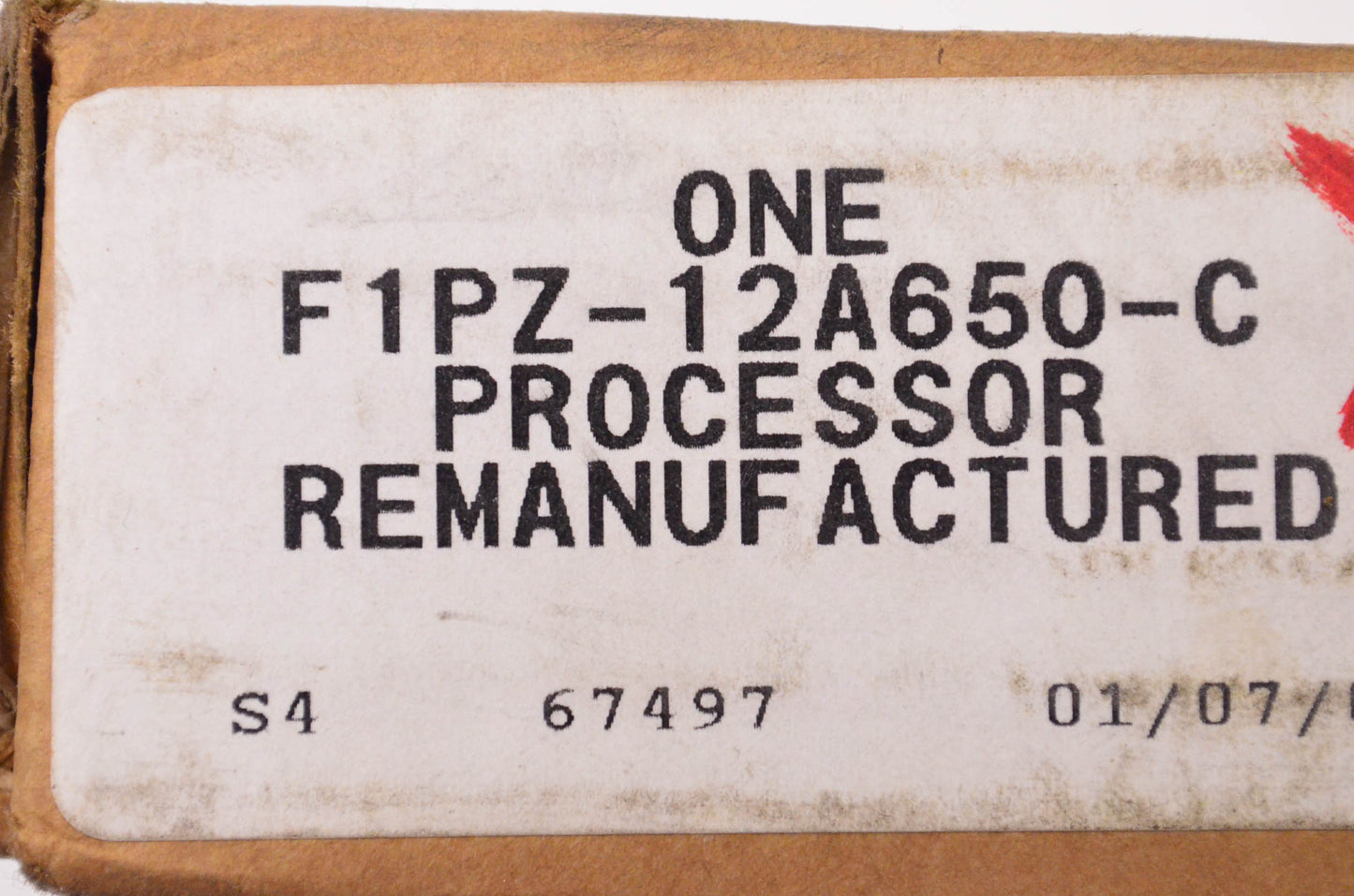 New OEM Ford F1PZ12A650C Remanufactured Processor NOS