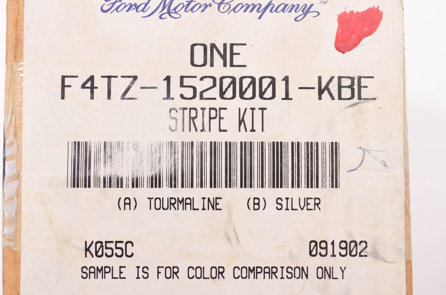 New OEM Ford F4TZ1520001KBE Stripe Trim Kit NOS