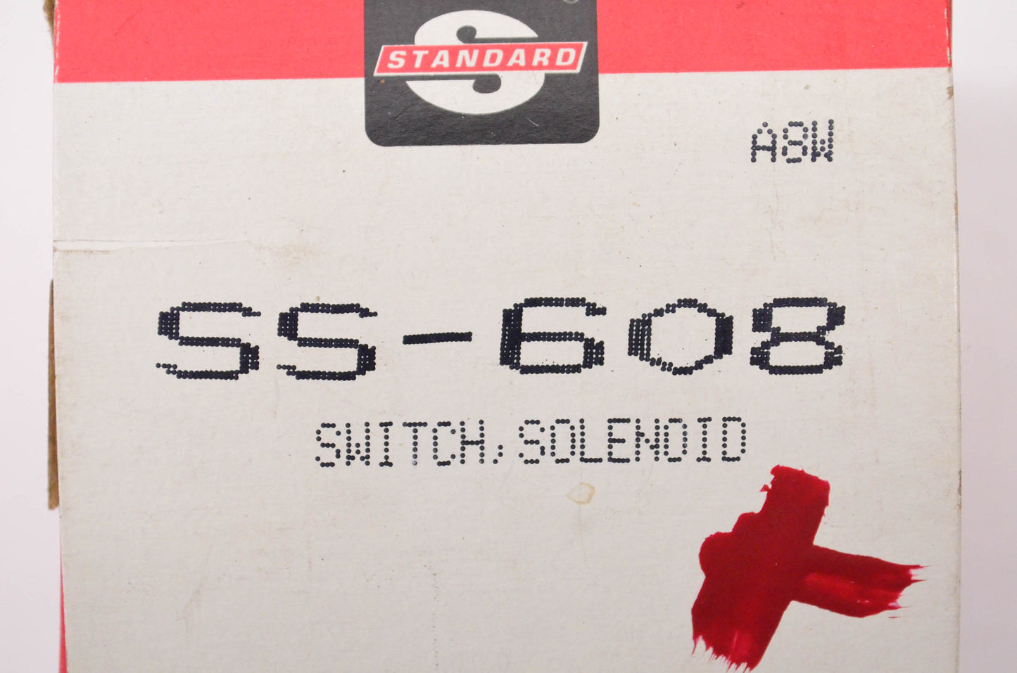 Standard SS-608 Solenoid Switch NOS