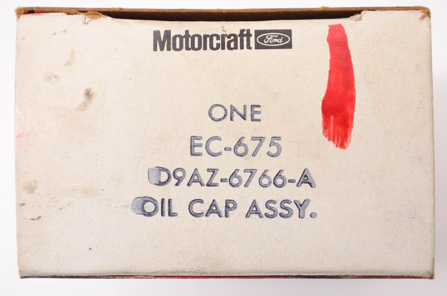New OEM Ford EC-675, D9AZ6766A Oil Cap NOS