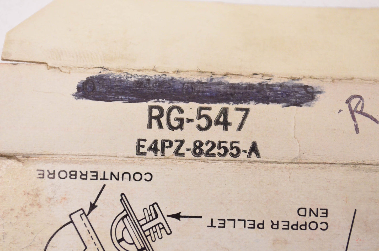 New OEM Ford RG-547, E4PZ8255A Engine Thermostat Housing Gasket NOS