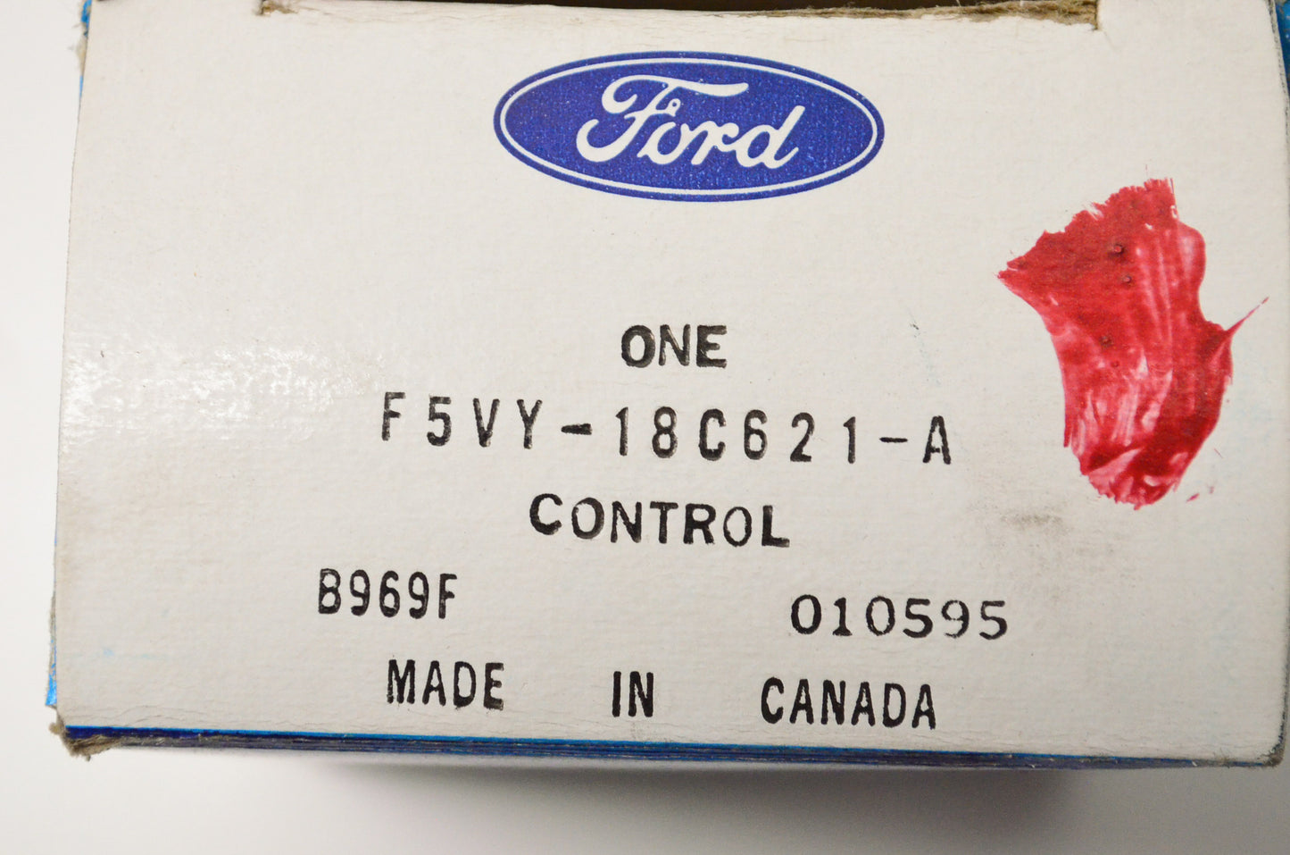 New OEM Ford F5VY18C621A Rear Defrost Switch NOS